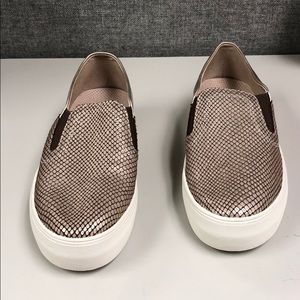 Vince Camuto metallic flat sneakers